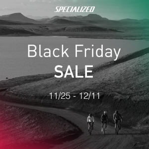 SPECIALIZED 最大50％OFF『Black Friday SALE』～12/11（日）まで